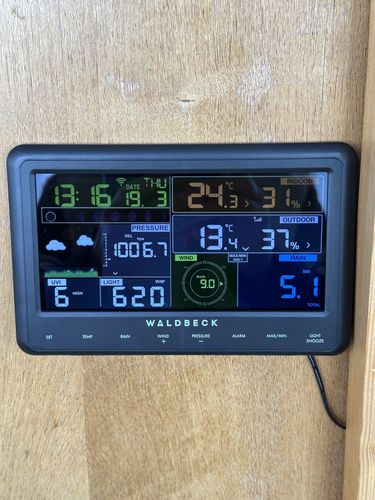 Meteorológiai állomás a Puskás iskolában